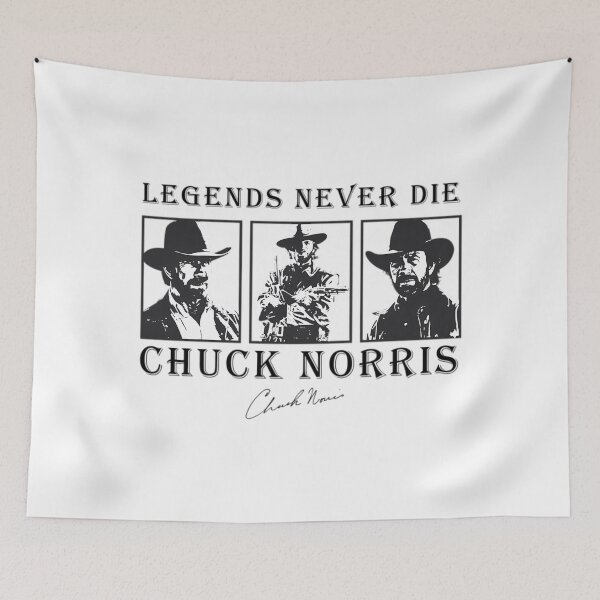 Item preview, RIP CHUCK- NORRIS  Legends Never Die designed and sold by zarkazman.