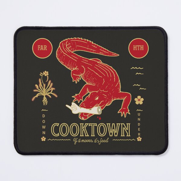 Item preview, Cooktown - If it moves, it's food - saltwater crocodile and carnivorous flower designed and sold by Corinne Alexa Jackson.