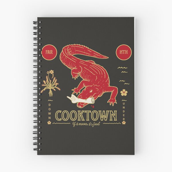 Item preview, Cooktown - If it moves, it's food - saltwater crocodile and carnivorous flower designed and sold by Corinne Alexa Jackson.