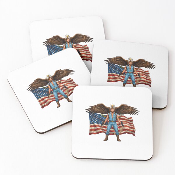 Item preview, Patriotic Action Hero - Chuck Norris designed and sold by zarkazman.