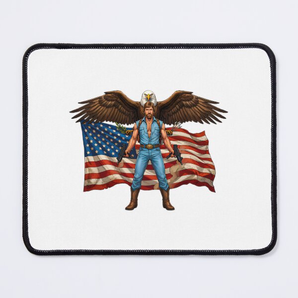 Item preview, Patriotic Action Hero - Chuck Norris designed and sold by zarkazman.