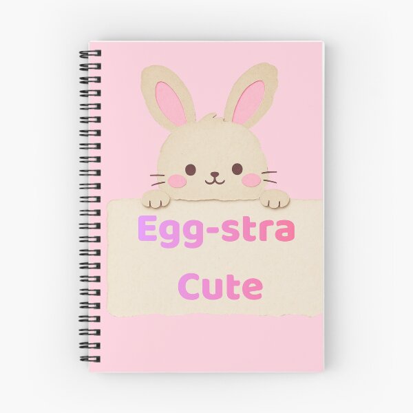 Item preview, Egg-stra Cute Sticker | Bunny Holding Sign | Cute Easter Pillow designed and sold by DivineTrident.