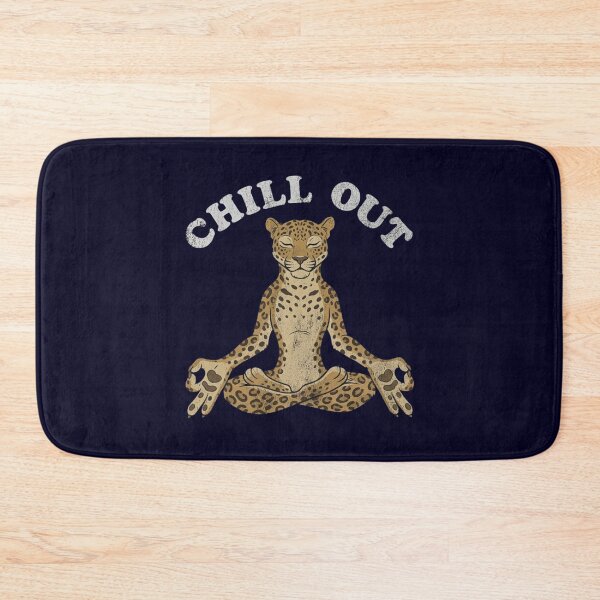 Item preview, Chill Out Leopard Meditation Yoga Mindfulness Animal Lover designed and sold by Covent Vaughn.
