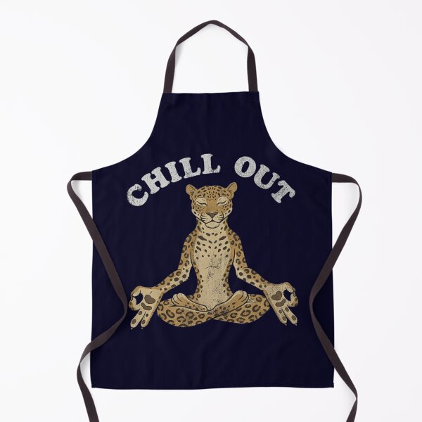 Item preview, Chill Out Leopard Meditation Yoga Mindfulness Animal Lover designed and sold by Covent Vaughn.