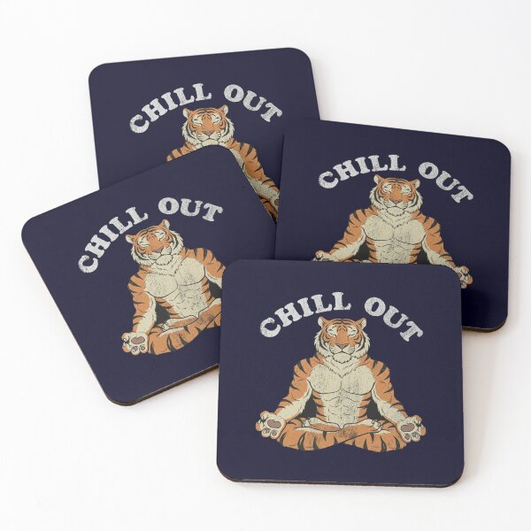 Item preview, Chill Out Meditating Tiger Yoga Zen Relaxation designed and sold by Covent Vaughn.