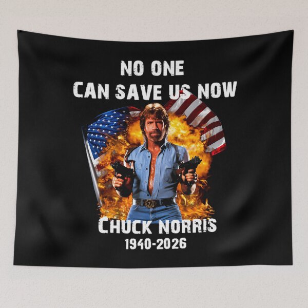 Item preview, NO ONE CAN SAVE US NOW!!! - Chuck Norris designed and sold by zarkazman.