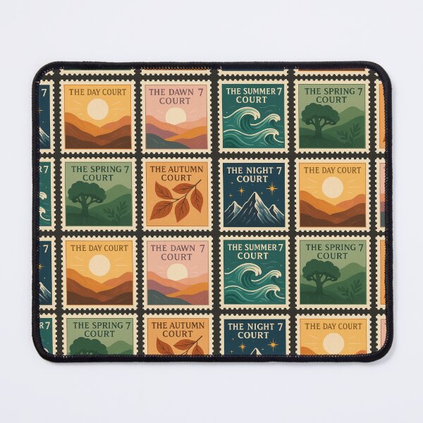 Item preview, The Courts Stamp Art | ACOTAR Inspired Starfall Design designed and sold by biblio_phile.
