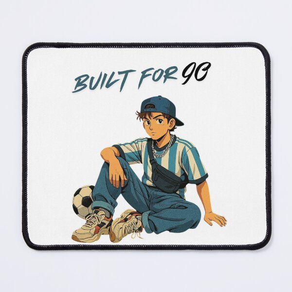 Item preview, Retro 90s Soccer Anime Streetwear Design – Urban Football Vibes designed and sold by BuiltFor90.