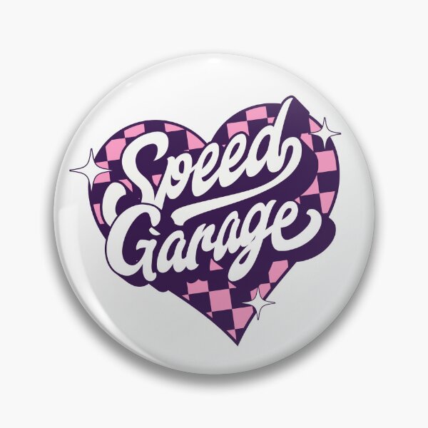 Item preview, SPEED GARAGE  - Ukg Checkered Heart (purple) designed and sold by Discothreadz.