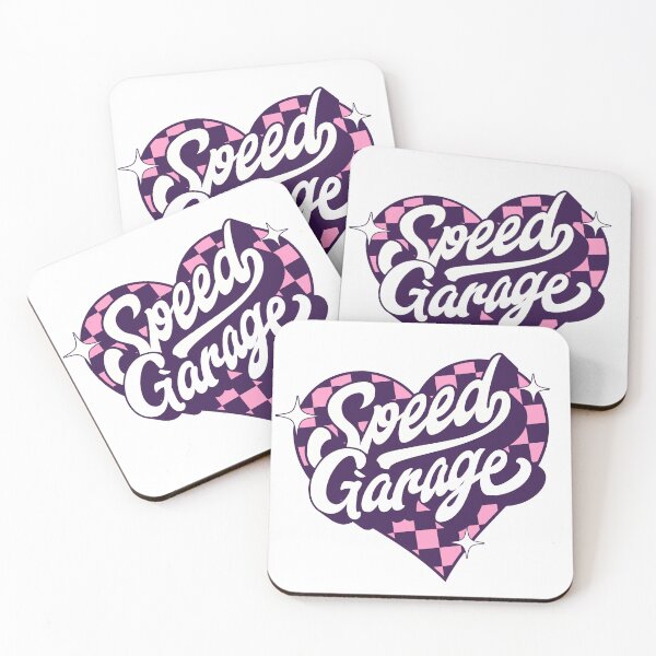 Item preview, SPEED GARAGE  - Ukg Checkered Heart (purple) designed and sold by Discothreadz.