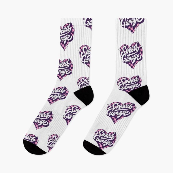 Item preview, SPEED GARAGE  - Ukg Checkered Heart (purple) designed and sold by Discothreadz.