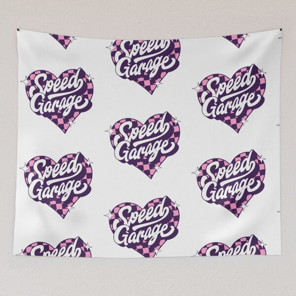 Item preview, SPEED GARAGE  - Ukg Checkered Heart (purple) designed and sold by Discothreadz.