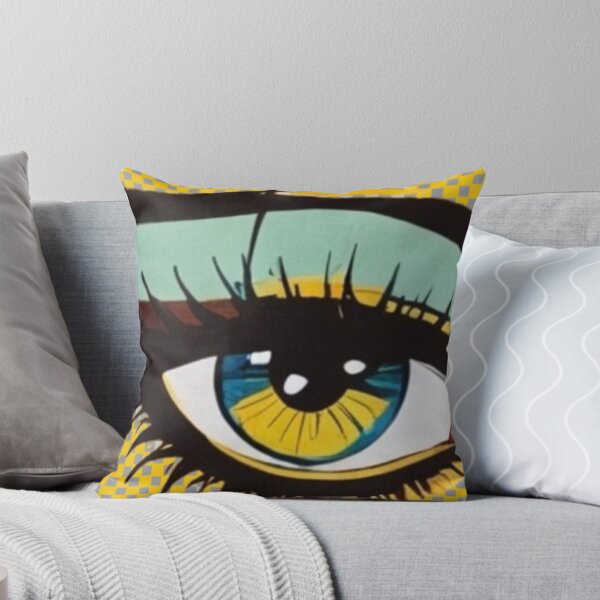 Artikelvorschau, Gelbes Candy Eye (kariert) entworfen und verkauft von Art By  FRANchessca.