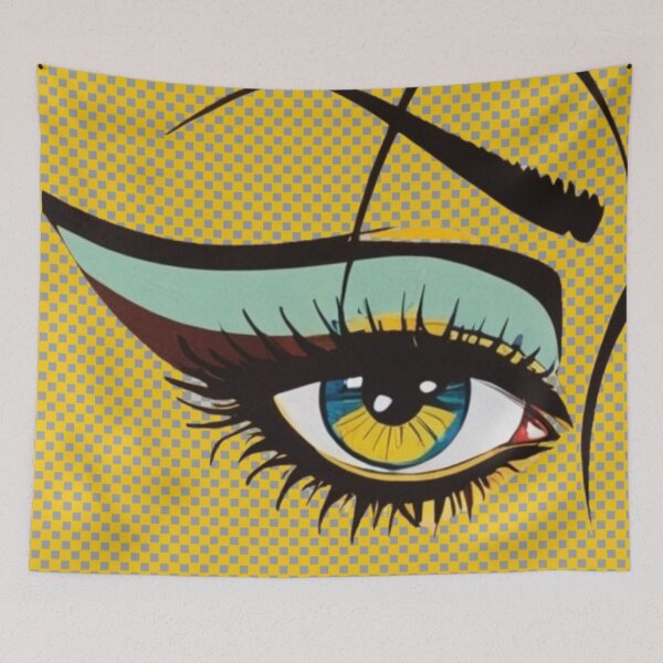 Item preview, Yellow Candy Eye (checkered) designed and sold by Art By  FRANchessca.