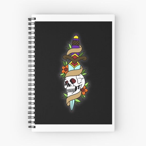 Item preview, Traditional Tattoo Skull Dagger Ice Cream Cone designed and sold by Lifeispeachy9.