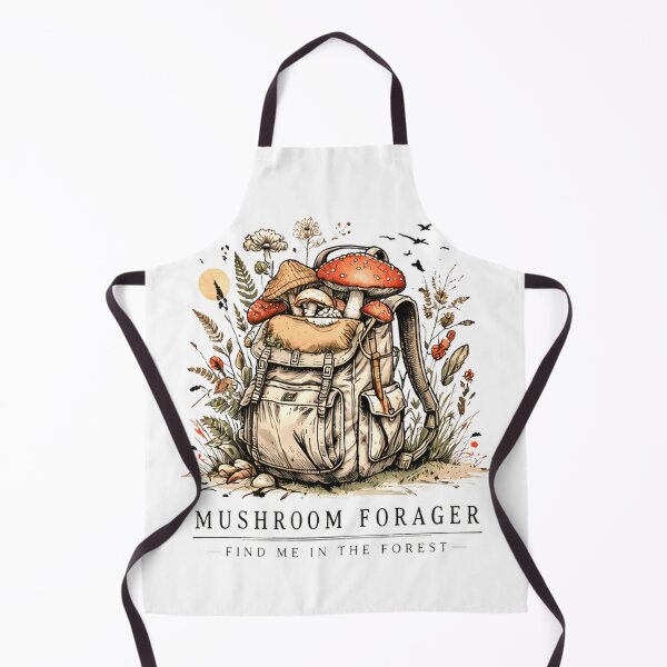 Item preview, Minimalist Mushroom Forager Shirt – Forest Aesthetic Nature Design designed and sold by FunForgeStudio.