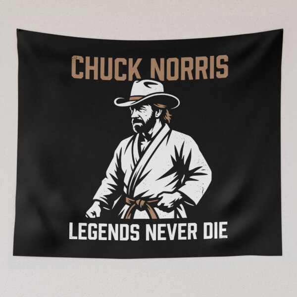 Item preview, Chuck Norris Legend Never Die Minimalistic Vector Design Tribute designed and sold by zarkazman.