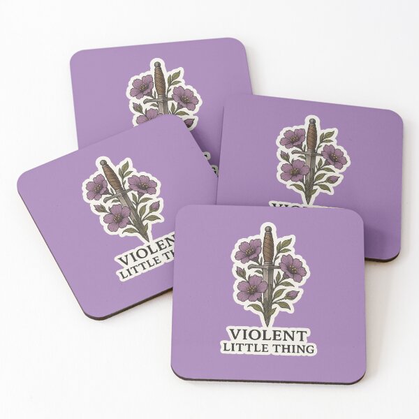 Item preview, Violent Little Thing Quote  designed and sold by biblio_phile.