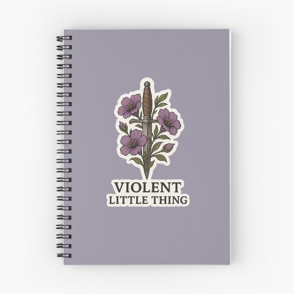 Item preview, Violent Little Thing Quote  designed and sold by biblio_phile.