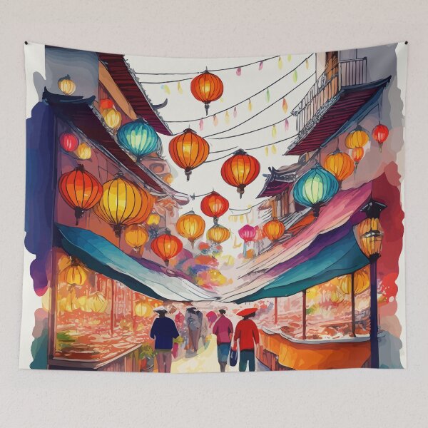Item preview, Secrets of the Lantern Stalls designed and sold by bb-15artstudio.