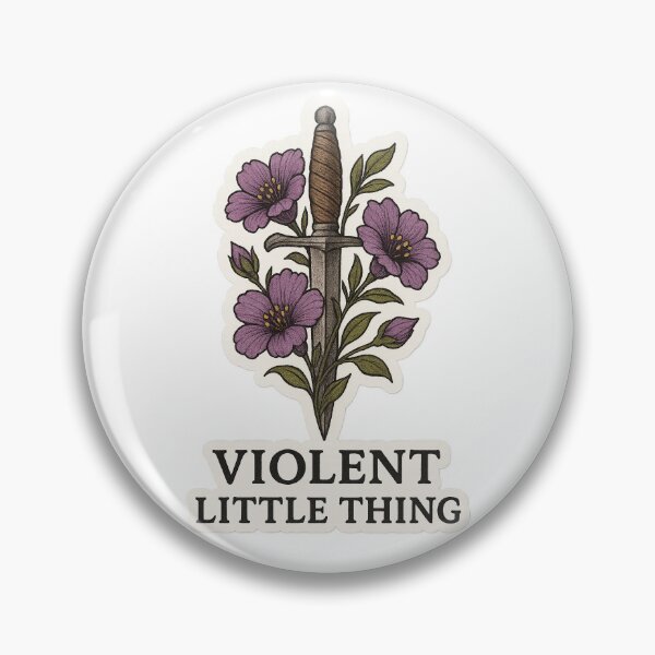 Item preview, Violent Little Thing Quote designed and sold by biblio_phile.