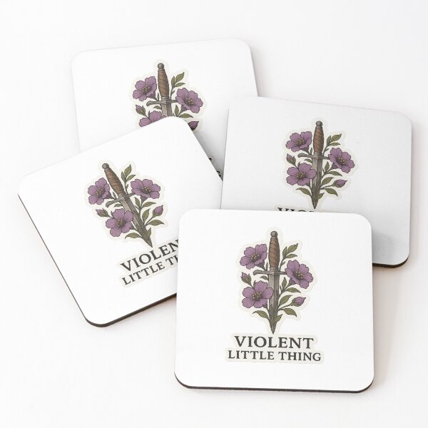 Item preview, Violent Little Thing Quote designed and sold by biblio_phile.