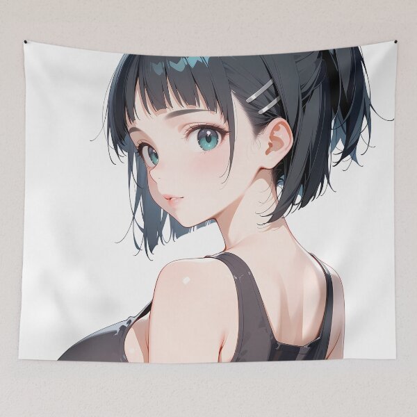 Item preview, Kirigaya Suguha Sword Art Online Ponytail Minimal Portrait designed and sold by mildaclairmo.