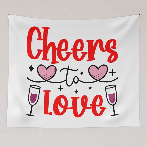 Item preview, Cheers  to Love designed and sold by LOVEARTDESIGN.
