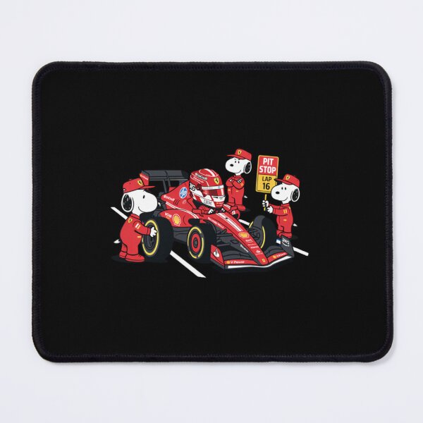 Item preview, Charles Leclerc Snoopy Pit Crew F1 ,Ferrari Racing Cartoon designed and sold by WildHeartsStore.