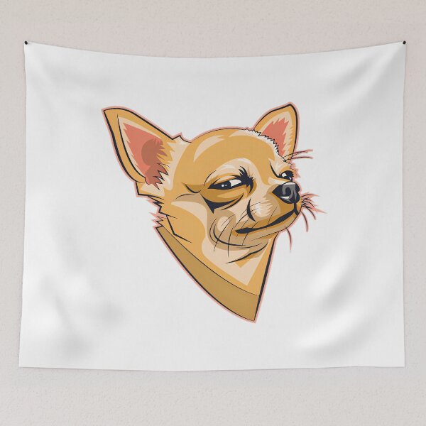 Item preview, suspicious chihuahua designed and sold by zarkazman.