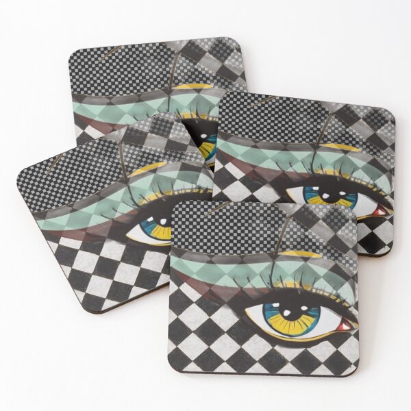 Item preview, Checkered Candy Eye- pattern  designed and sold by Art By  FRANchessca.