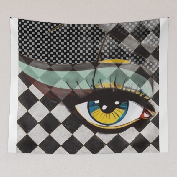 Item preview, Checkered Candy Eye- pattern  designed and sold by Art By  FRANchessca.