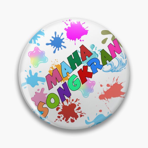 Item preview, Maha Songkran Colorful Water Splash Art designed and sold by Logic to Canvas.