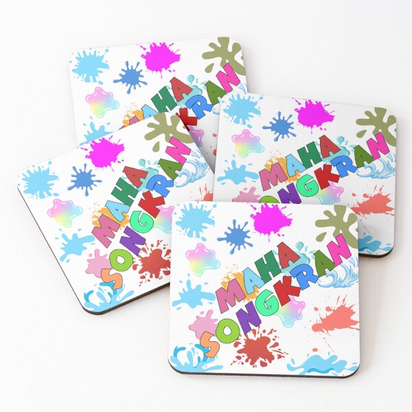 Item preview, Maha Songkran Colorful Water Splash Art designed and sold by Logic to Canvas.