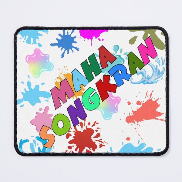 Item preview, Maha Songkran Colorful Water Splash Art designed and sold by Logic to Canvas.
