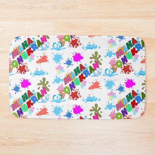 Item preview, Maha Songkran Colorful Water Splash Art designed and sold by Logic to Canvas.