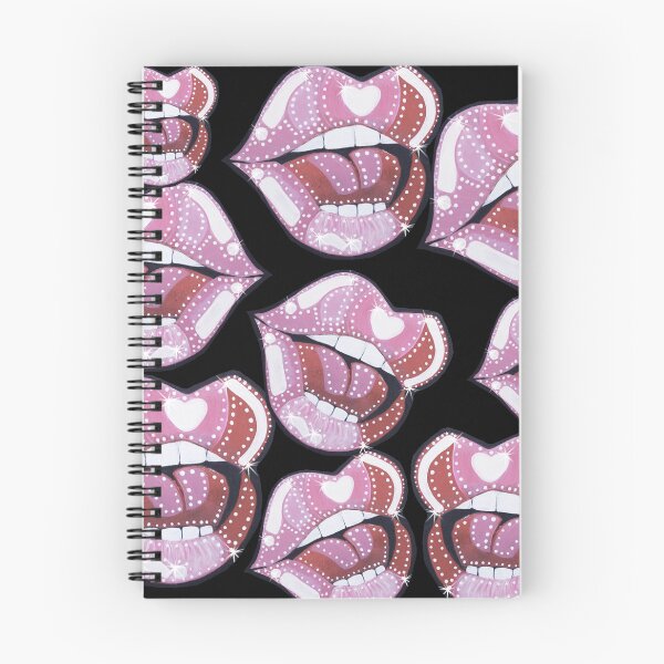 Aperçu de l'œuvre Baiser en forme de cœur de bonbon (noir) créée et vendue par Art By  FRANchessca.