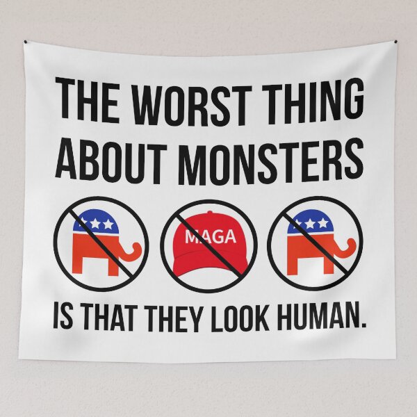 Item preview, The worst thing about monsters  designed and sold by Rachel the Artist .
