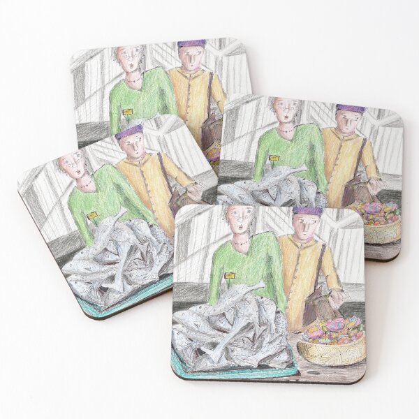 Item preview, Fish and Easter Eggs designed and sold by InitiallyNO.