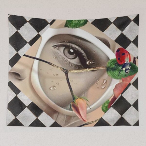 Item preview, Candy Ladybug Love -checkers  designed and sold by Art By  FRANchessca.