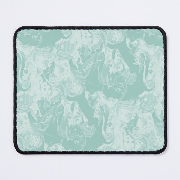 Item preview, Teal Medium Sea Green Cream Marble Pattern designed and sold by burbankdesigns.
