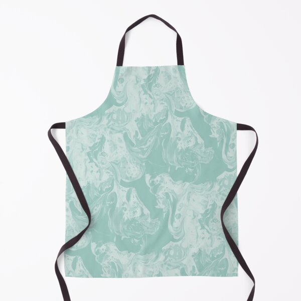 Item preview, Teal Medium Sea Green Cream Marble Pattern designed and sold by burbankdesigns.