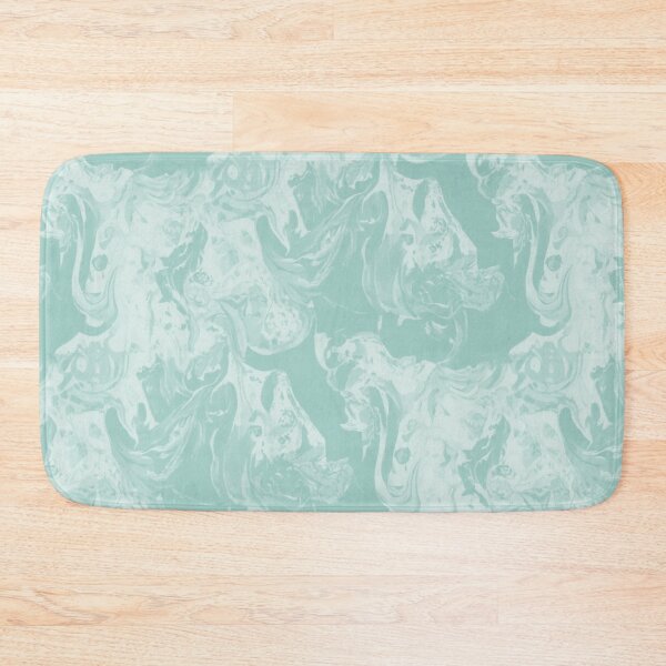 Item preview, Teal Medium Sea Green Cream Marble Pattern designed and sold by burbankdesigns.