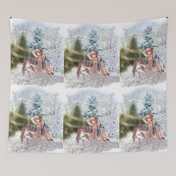 Item preview, Attractive Anime Girls -  Anime Snow Art, Anime girls, anime art designed and sold by GraphixKing999.