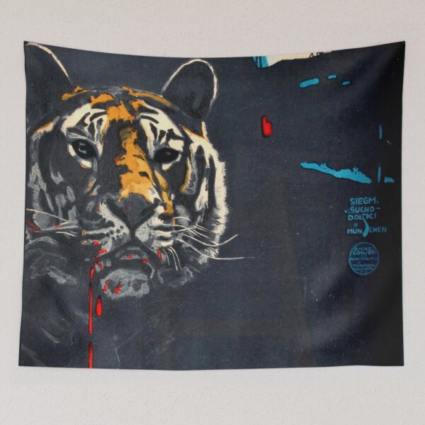 Item preview, Tiger Retro Marketing Poster from 1927 Siegmund Suchodolski designed and sold by Dunkelflaute.