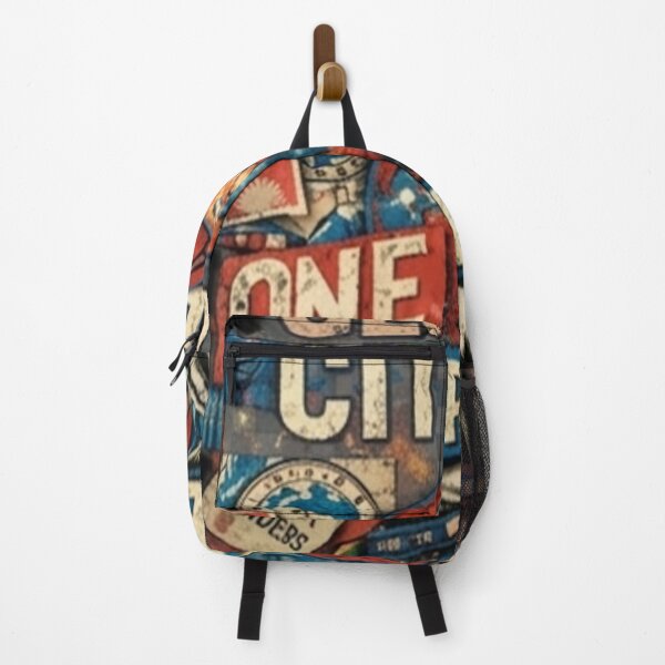 Item preview, Global Citizen - One Planet No Borders Vintage Street Art Collage designed and sold by EARTH PEOPLE.