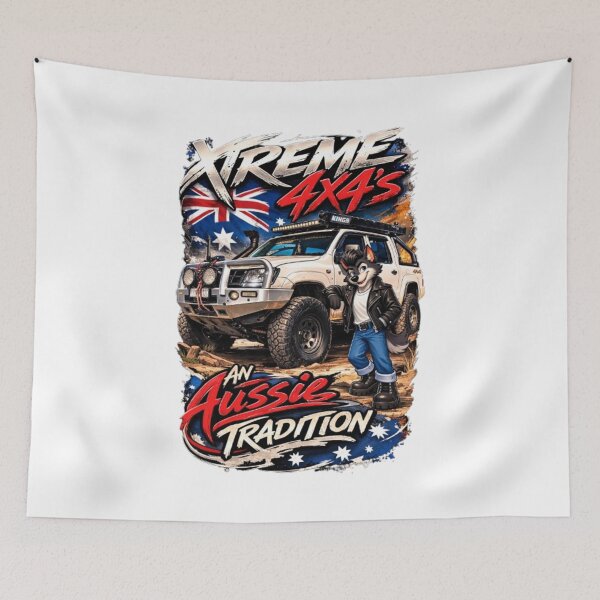 Item preview, Aussie extreme 4X4 Off Road Lone Wolf garage 4WD Enthusiast Gift Australian Offroad Adventure  designed and sold by Lone Wolf Designs .