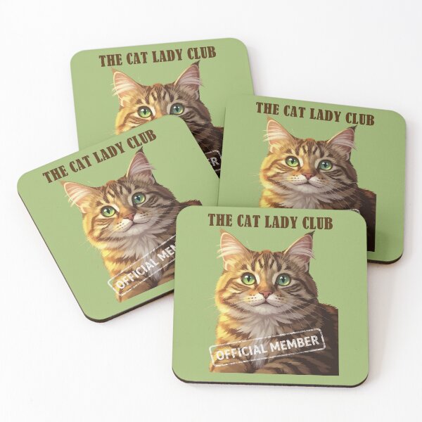 Aperçu de l'œuvre Le club des dames aux chats Tabby créée et vendue par taiche.