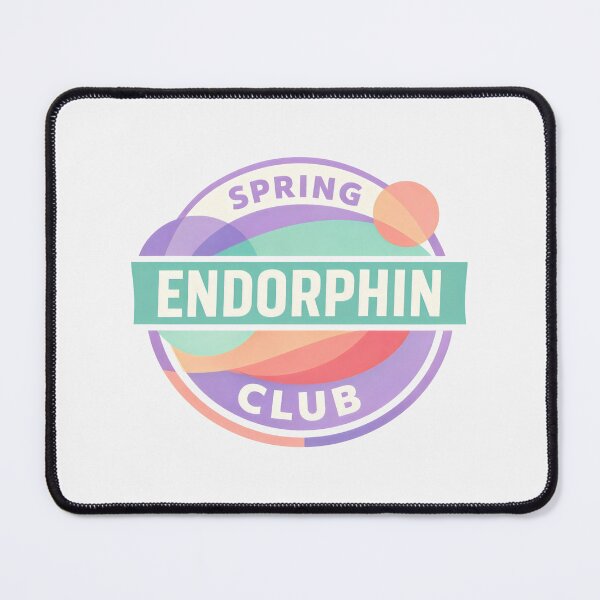 Item preview, Spring Endorphins Retro Badge Positive Vibes designed and sold by SplashTastic.