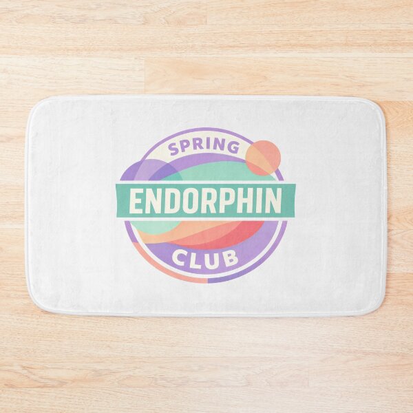 Item preview, Spring Endorphins Retro Badge Positive Vibes designed and sold by SplashTastic.